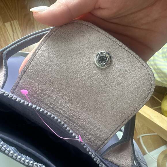 Longchamp Le Pliage Neo XS Top Handle Crossbody Bag in Purple - Picture 7 of 7